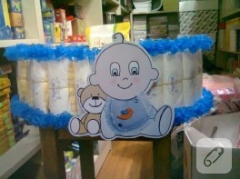 Peppe’li bez bebek pastası