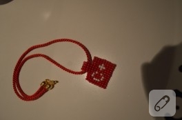 Türk bayrağı kolye
