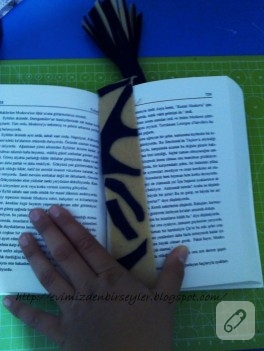 Artık keçelerden kitap ayracı yapımı (anlatımlı)
