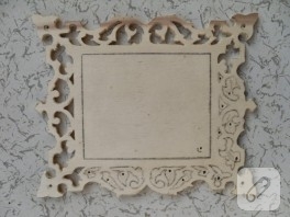 Ahsap işi oyma çerçeve