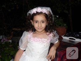 Çocuk gelinliği modeli