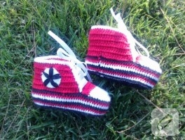 Converse örgü bebek patiği