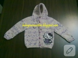 Reglan kol kesili bebek hırkası
