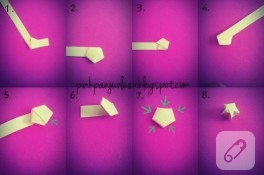 Origami yıldız yapımı