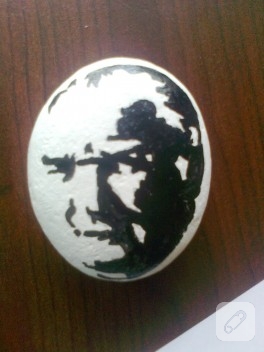Taş boyama; Atatürk
