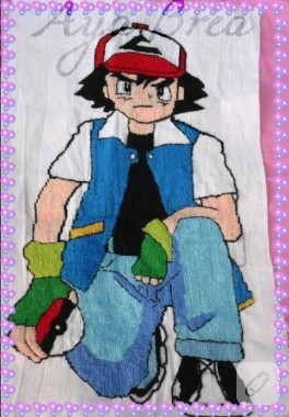 Pokemon Ash Ketchum etamin pano