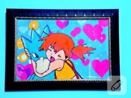 Pokemon Misty etamin işleme pano