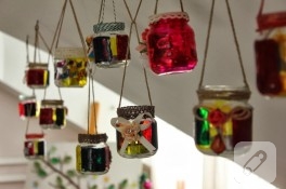 Mama kavanozlarından tealight mumluk