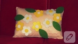 Mini papatya yastık