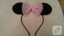 Minnie mouse çocuk tacı