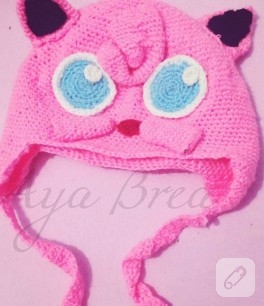 Pokemon Jigglypuff örgü bere