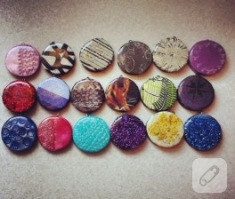 Fimo ve resinli kolye modelleri