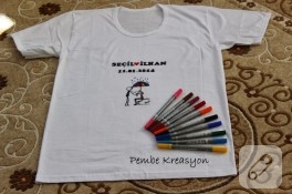 Tişört boyama – el yapımı hediyelik fikirleri