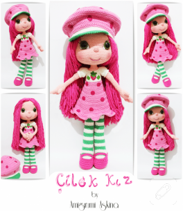 Amigurumi oyuncak – çilek kız