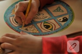 Çocuk etkinlikleri; mandala