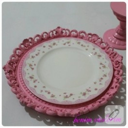 Dantel desenli tepsi