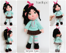 Amigurumi Vanellope-Wreck-it Ralph