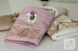 Kraliyet havluları – dantelli havlu kenarı modelleri