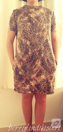Leopar elbise
