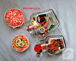 DIY kavanoz süsleme