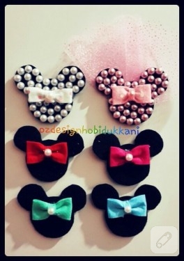 Magnetli Minnie Mouse bebek şekerleri