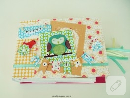 Bebeklerin ilkleri için scrapbook fotoğraf albümü