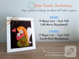 Keçe iğneleme workshopları