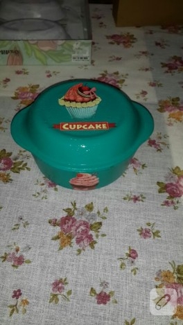 Cupcake şıklığı – cam boyama