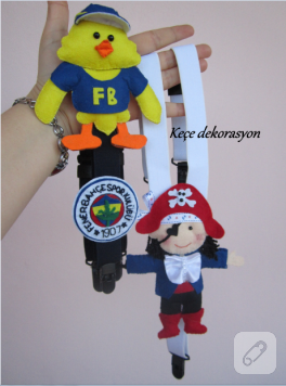 Pantolon askısı süsü