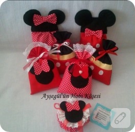 Minnie – Mickey Mouse figürlü lavanta torbası
