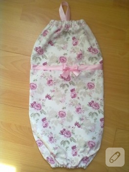 Pembe desenli poşetlik