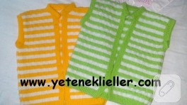 Erkek bebek yelekleri