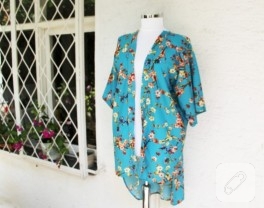 Çiçekli kimono