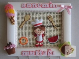 Annemin mutfağı yazılı duvar panosu