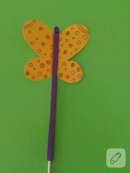 Kelebek kitap ayracı yapımı