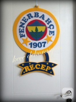 Fenerbahçeli kapı süsü