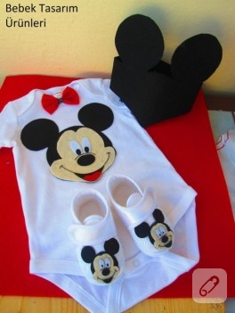 Mickey ve Minnie Mouse doğum günü takımı