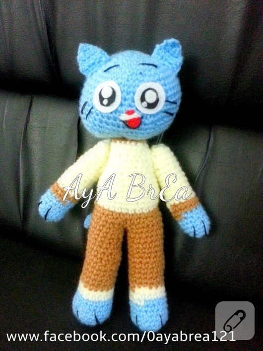 Amigurumi Gumball Darwin oyuncaklari Hobi Bloglari