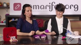 Video: Kalın keçe ile çiçek yapımı