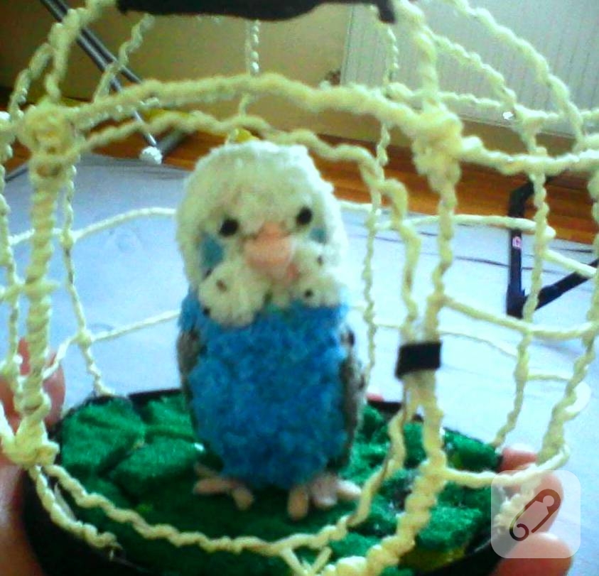 peluş muhabbet kuşu