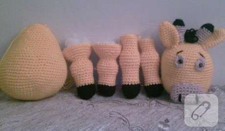 amigurumi inek 10marifet.org