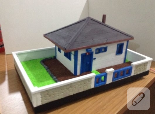 Işıklı maket ev